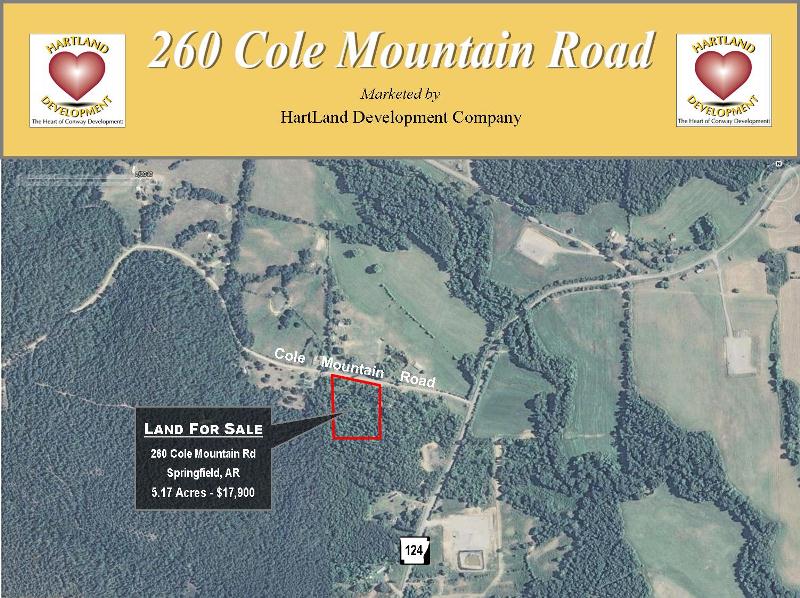 260 Cole Mountain Road Springfield, AR 72157